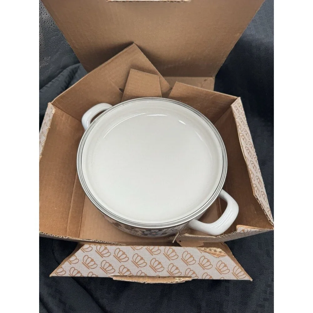 New In Box 3.5 Quart Enamel Dutch Oven